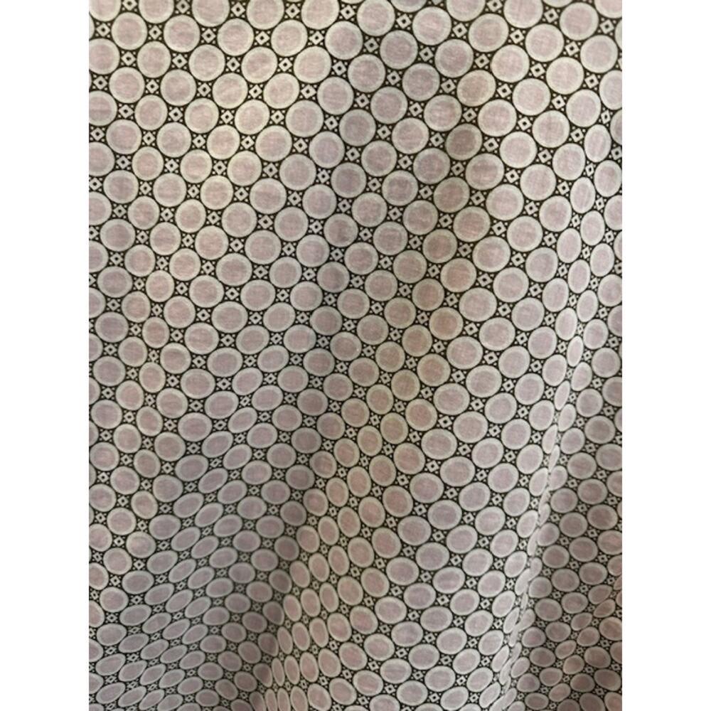 Boden Geo Dot Cotton Button Down Blouse Size: 10 Pink/Brown Pattern - Picture 8 of 10